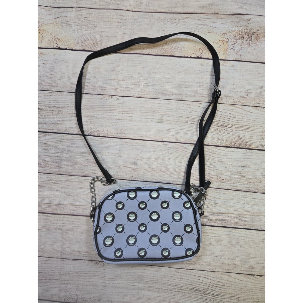 Star Wars Grogu All over print small‎ Purse Zipper Gray Baby Yoda
